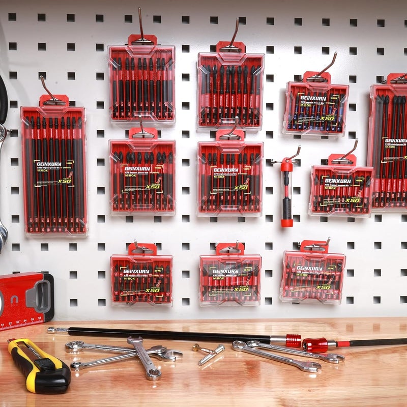 GEINXURN 10Pieces 2 In. T30 Impact Tough Magnetic Screwdriver Bit Set, #30 Torx Head Power Bits, S2 Alloy Steel Star Bits with Storage M-Box - Image 3